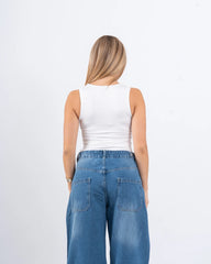 V-Neck Fitted Bodysuit - Venti