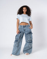 Rhinestone Cropped Top