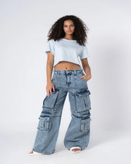 Rhinestone Cropped Top - Venti