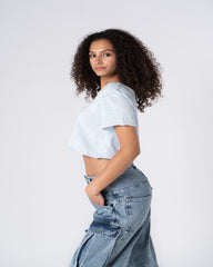 Rhinestone Cropped Top