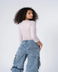 Contrast Stitch Top - Venti