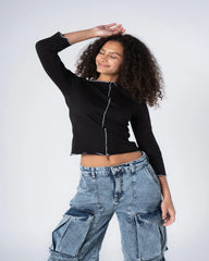 Contrast Stitch Top - Venti