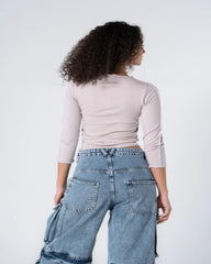 Contrast Stitch Top - Venti