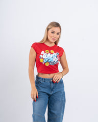Graphic Print Crop T-Shirt