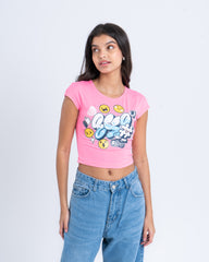 Graphic Print Crop T-Shirt