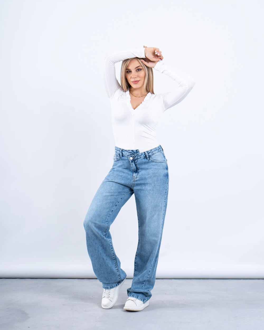 Ruched Long-Sleeve Bodysuit - Venti