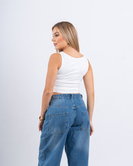 Floral Fitted Crop Top