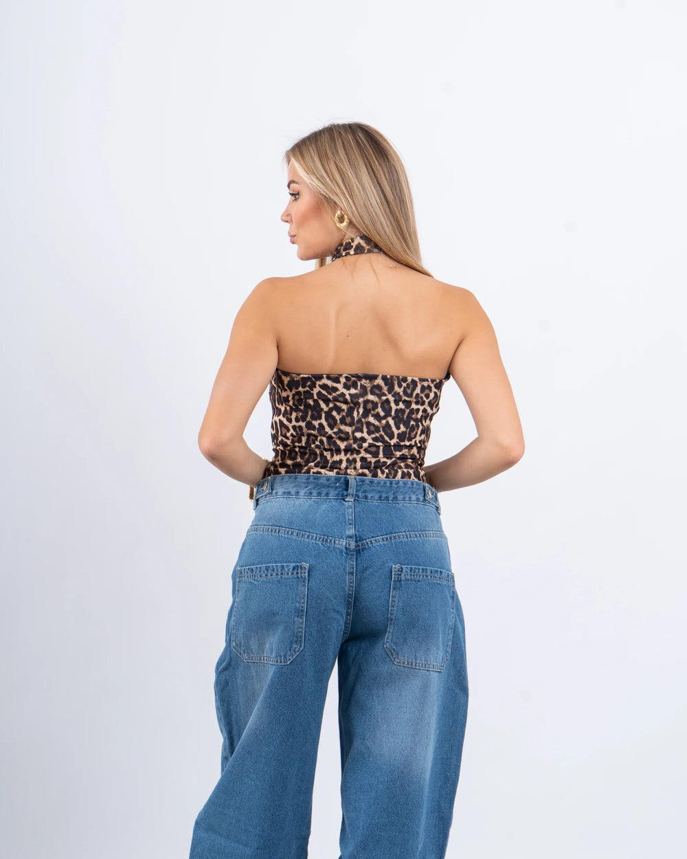 Floral Halter Neck Bodysuit - Venti