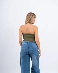 Floral Halter Neck Bodysuit - Venti