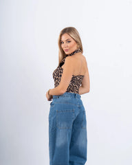 Floral Halter Neck Bodysuit - Venti