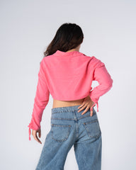 Drawstring Sleeve Blouse