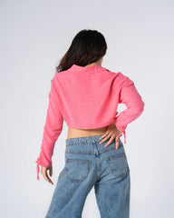 Drawstring Sleeve Blouse - Venti