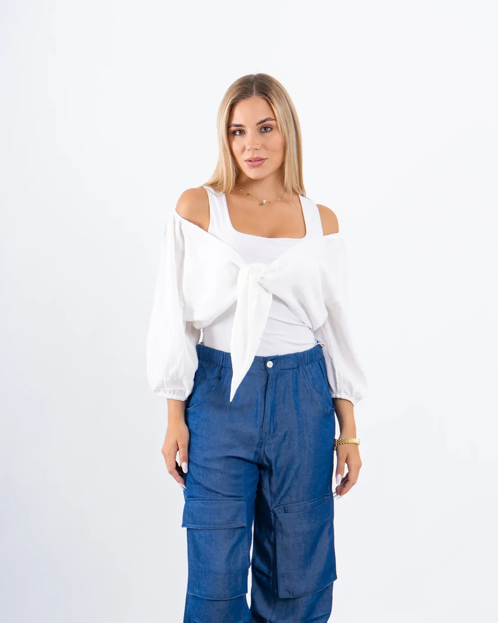 Tie-Front Blouse - Venti