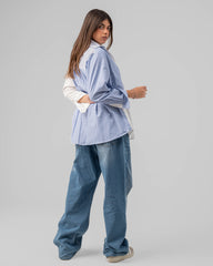 Patchwork Multi-Striped Shirt