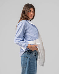 Patchwork Multi-Striped Shirt