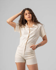 Twill Short Jumpsuit