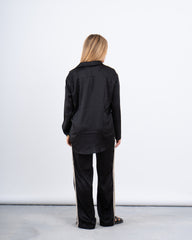 Silk Relaxed Shirt & Pants Set