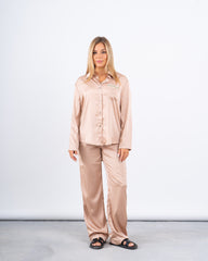 Silk Relaxed Shirt & Pants Set