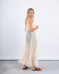 Crochet Long Cover-Up Vest