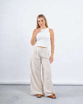 Striped Palazzo Pants - Venti