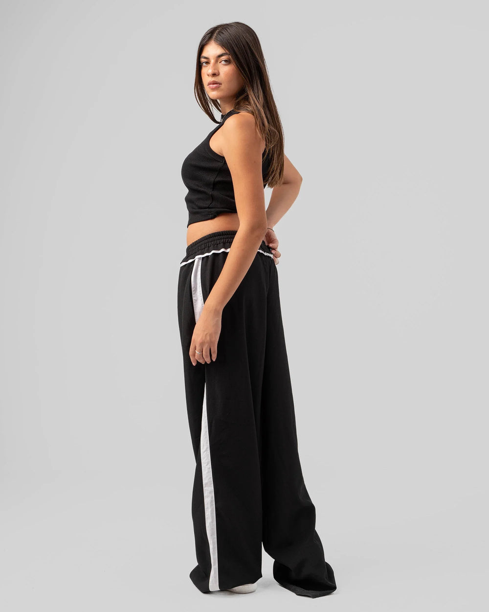 Contrast Side Straight Pants - Venti