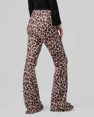 Leopard Flare Pants