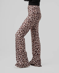 Leopard Flare Pants