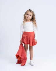 Pleated Tweed Skirt - Venti