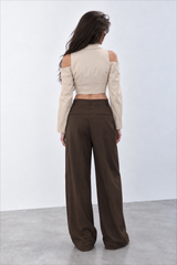 Women structured open
