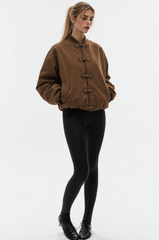 Women bomber jacket with