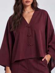 Women cape with Chinese