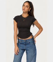 Teens ribbed drawstring