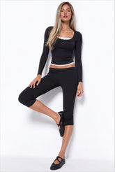 Teens top with lace contrast