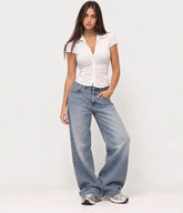 Teens fitted poplin shirt