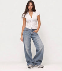 Teens fitted poplin shirt