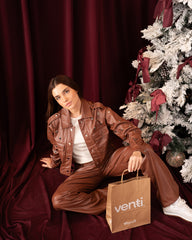 Statement Studded Leather Jacket