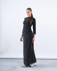 Maxi Draped Knit Dress - Venti