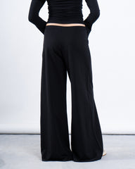 Wide-Leg No Waist Pants