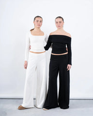 Wide-Leg No Waist Pants - Venti