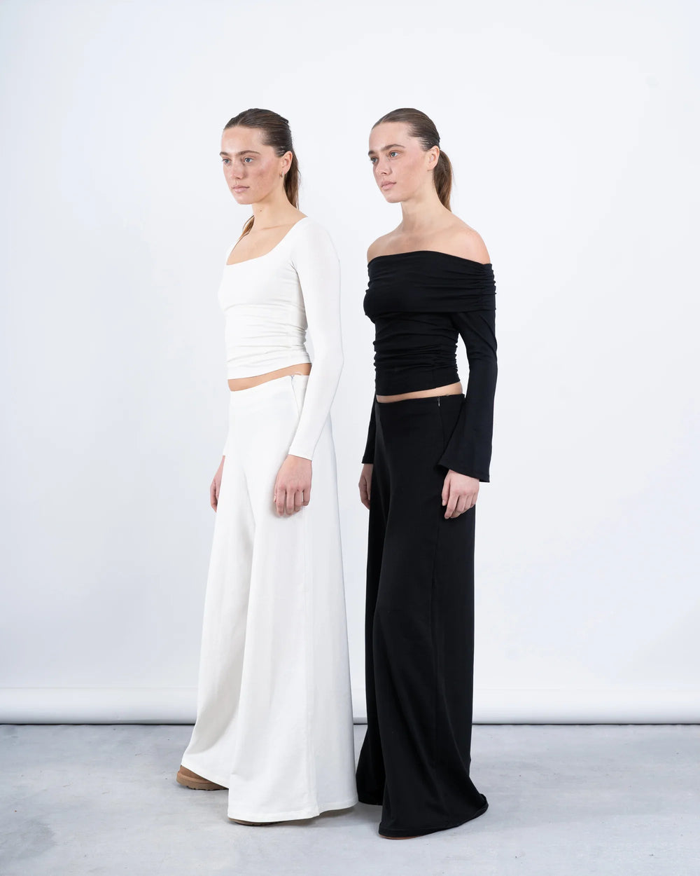 Wide-Leg No Waist Pants - Venti