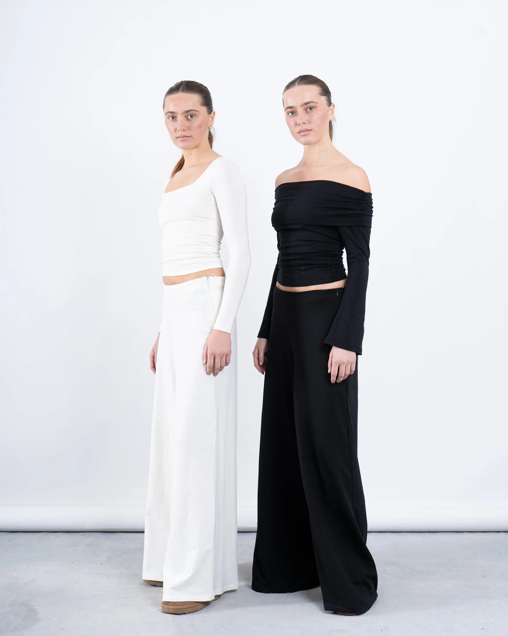 Wide-Leg No Waist Pants - Venti