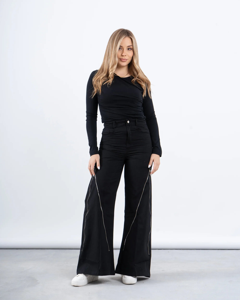 Statement Zipper Pants - Venti