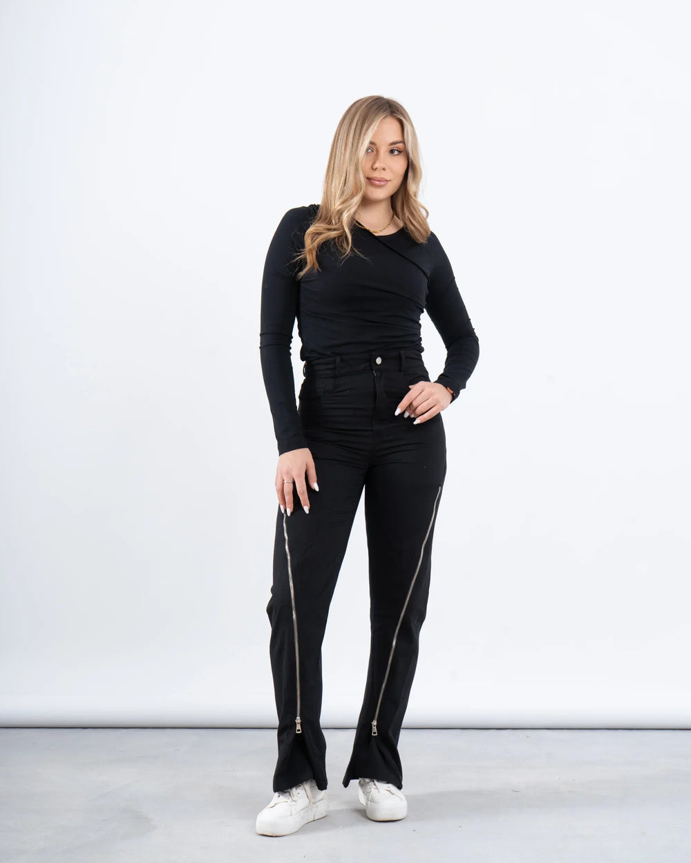 Statement Zipper Pants - Venti