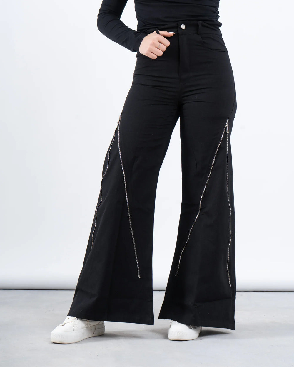 Statement Zipper Pants - Venti