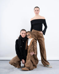 Suede Leopard Print Pants - Venti