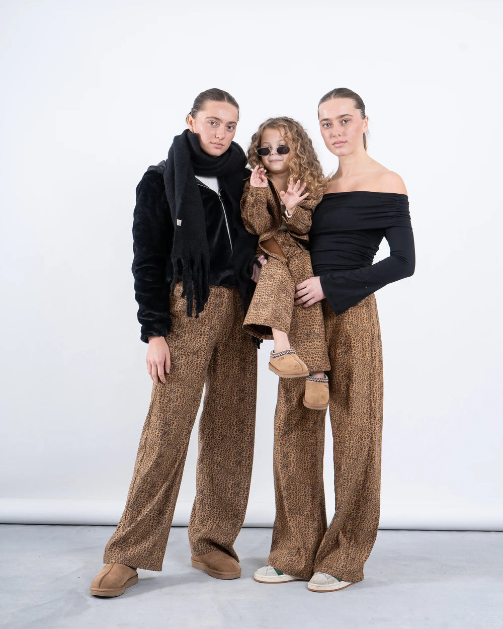 Suede Leopard Print Pants - Venti