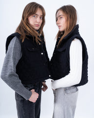 Quilted Button-Up Vest