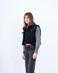 Quilted Button-Up Vest