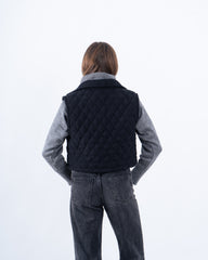Quilted Button-Up Vest
