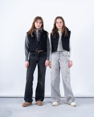 Quilted Button-Up Vest